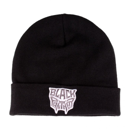 Bonnet noir logo Black Panther