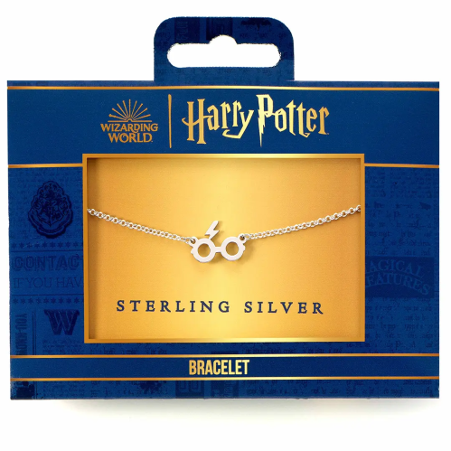 Bracelet Harry Potter Lunettes éclair Argent 925