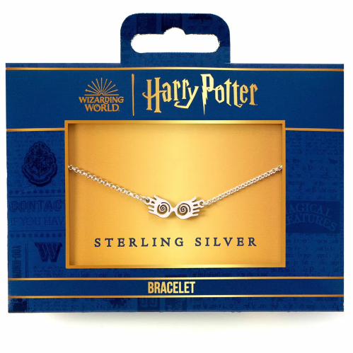 Bracelet Harry Potter Lunettes Luna Lovegood Argent 925