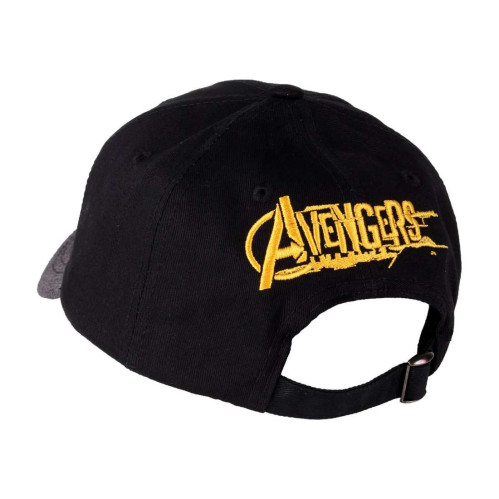 Casquette Avengers Noire Logo Doré