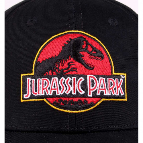 Casquette Noire Logo Jurassic Park