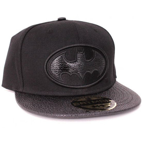 Casquette Noir Logo Gris Batman