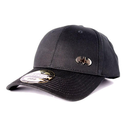 Casquette Noire Logo Métal Batman