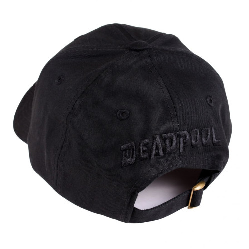 Casquette Noire Logo Métal Deadpool