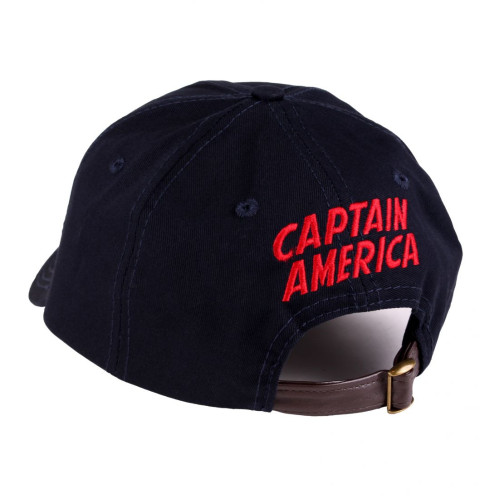 Casquette bleue marine Logo Shield Captain America