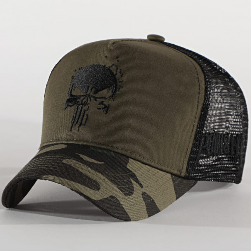 Casquette Punisher camouflage
