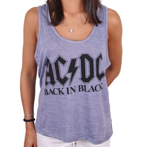 Débardeur Femme Back in Black ACDC