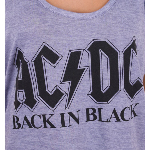 Débardeur Femme Back in Black ACDC