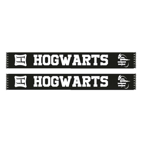 Echarpe Officielle Harry Potter Hogwarts noire et blanche