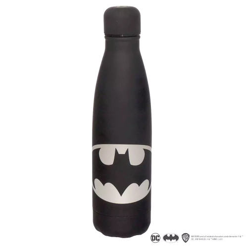 Gourde Batman métal Logo silver