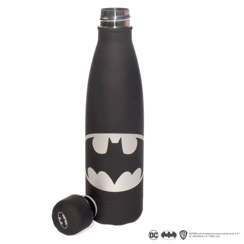 Gourde Batman métal Logo silver