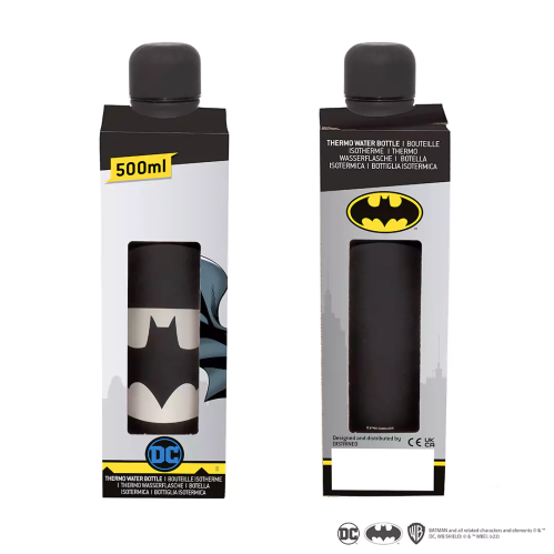 Gourde Batman métal Logo silver