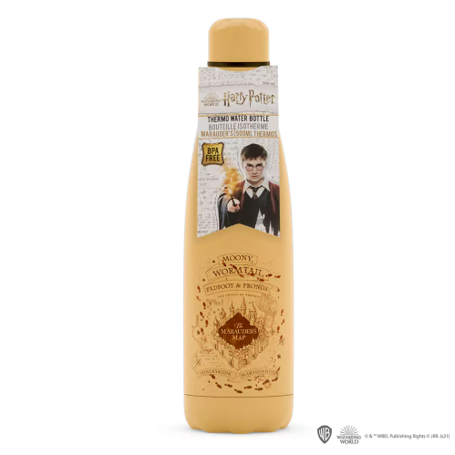 Gourde isotherme métal Harry Potter Carte du Maraudeur