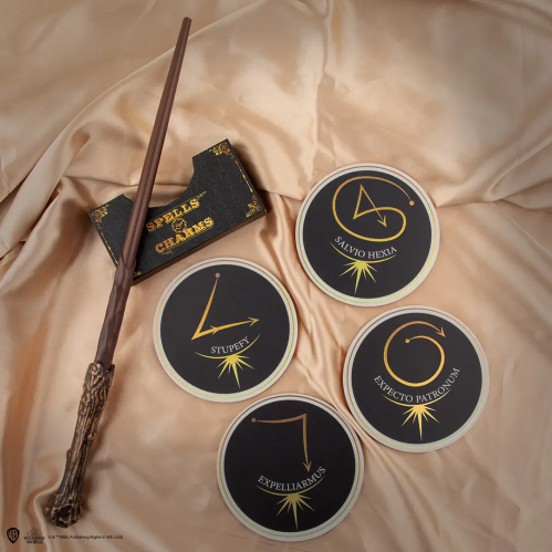 Lot de 4 Sous-Verre Harry Potter Enchantements