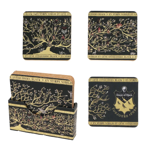 Lot de 4 Sous-Verre Harry Potter Famille Black
