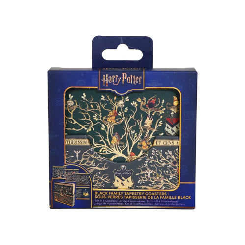 Lot de 4 Sous-Verre Harry Potter Famille Black