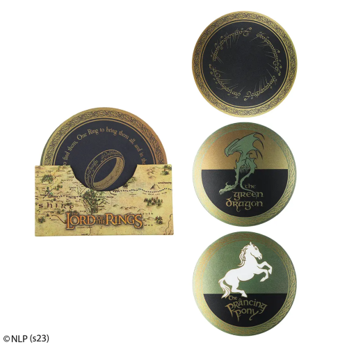 Lot de 4 Sous-Verre Le Seigneur des Anneaux