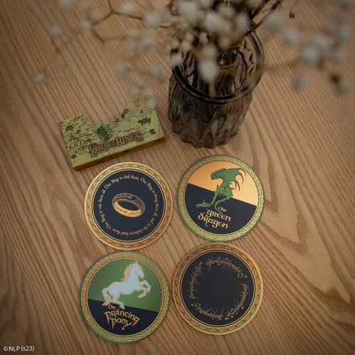 Lot de 4 Sous-Verre Le Seigneur des Anneaux