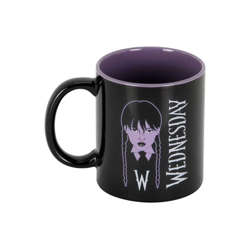 Mug Mercredi W noir et violet