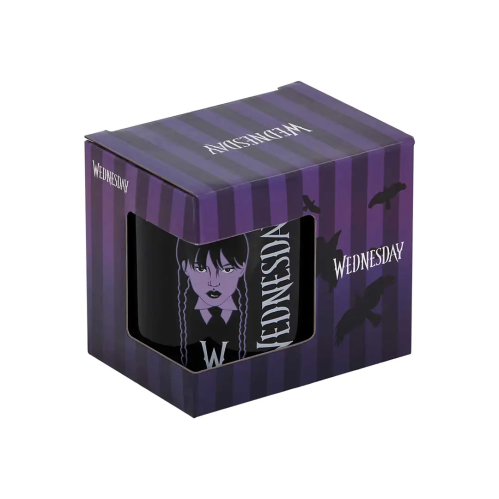 Mug Mercredi W noir et violet