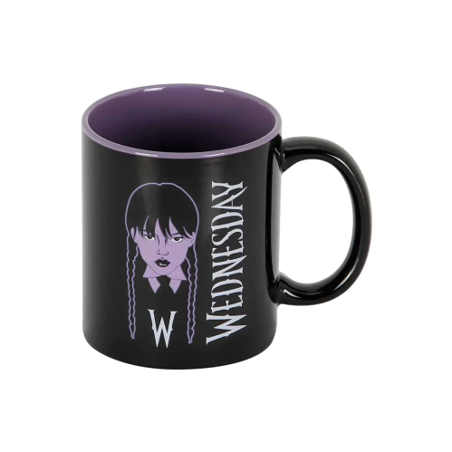 Mug Mercredi W noir et violet