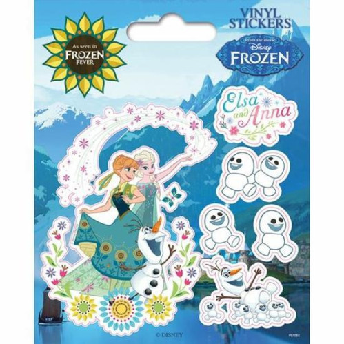 Pack de 5 Stickers Elsa et Anna Reines des Neiges