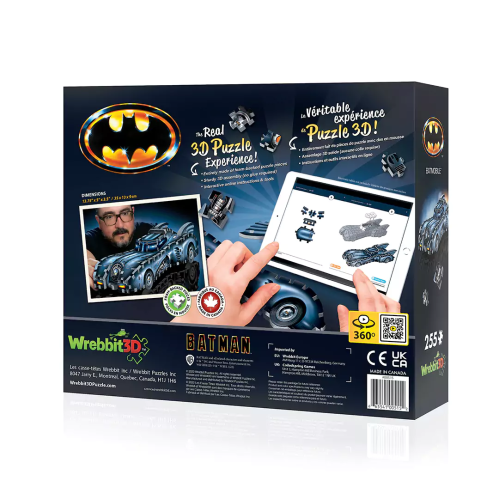 Puzzle 3D Batman Batmobile DC Comics 255 pièces