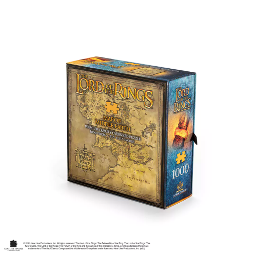 Puzzle Le seigneur des Anneaux Carte de la Terre du Milieu 1000 pièces