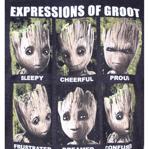 T-Shirt Expressions of Groot Gardiens de la Galaxie
