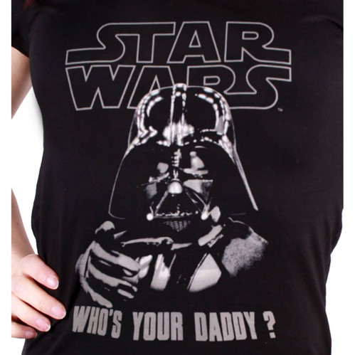 T-Shirt Femme Who's Your Daddy Star Wars