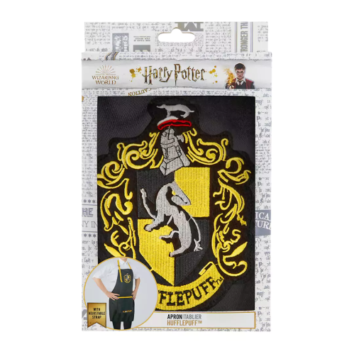 Tablier Poufsouffle Harry Potter noir et jaune