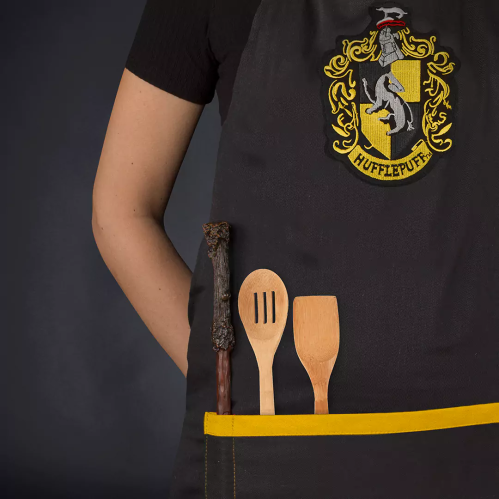 Tablier Poufsouffle Harry Potter noir et jaune