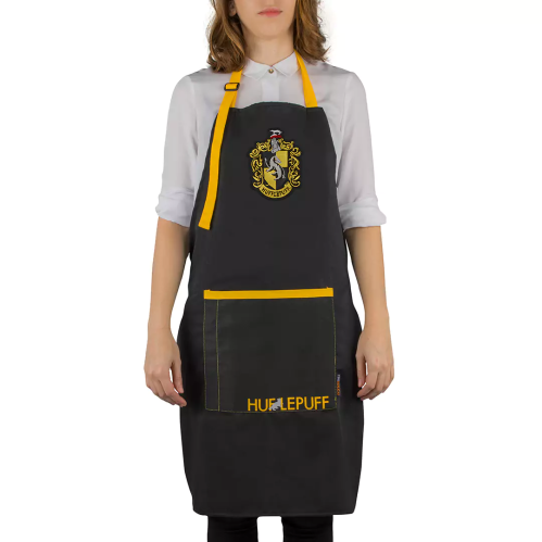 Tablier Poufsouffle Harry Potter noir et jaune