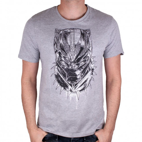 Tee-Shirt Face Black Panther