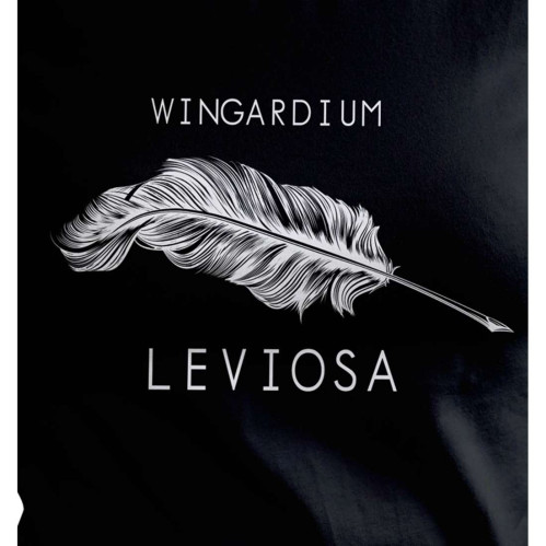 Tee-shirt Harry Potter Femme Noir Wingardium Leviosa