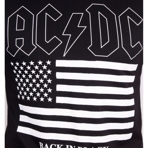 Tee-Shirt Homme Back in Black Tour ACDC