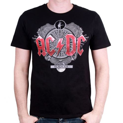 Tee-Shirt Homme noir Black Ice ACDC