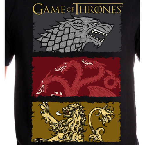 Tee-Shirt Houses of the King Game of Thrones