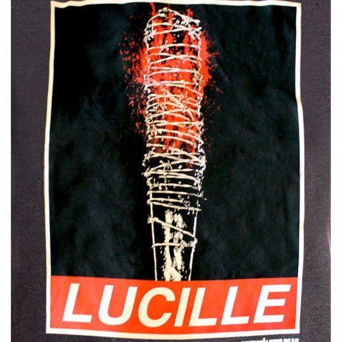 Tee-Shirt Lucille Obey Rules The Walking Dead