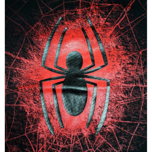 Tee-Shirt Noir Spider rouge Spiderman