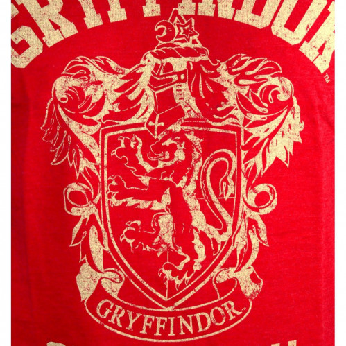 Tee-Shirt Rouge Gryffondor Quidditch Harry Potter