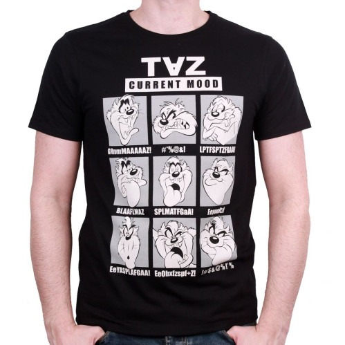 Tee-Shirt Taz Mood Looney Tunes