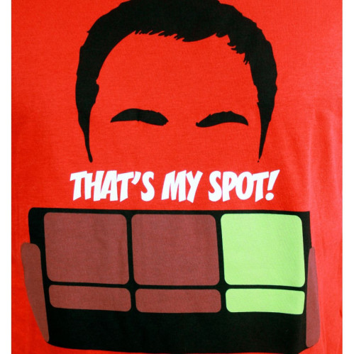 Tee-Shirt That's My Spot The Big Bang Theory