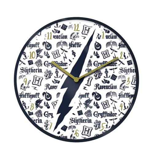 Horloge Harry Potter noire blanche et dorée