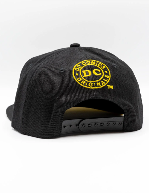 Casquette Batman noire et jaune visière plate