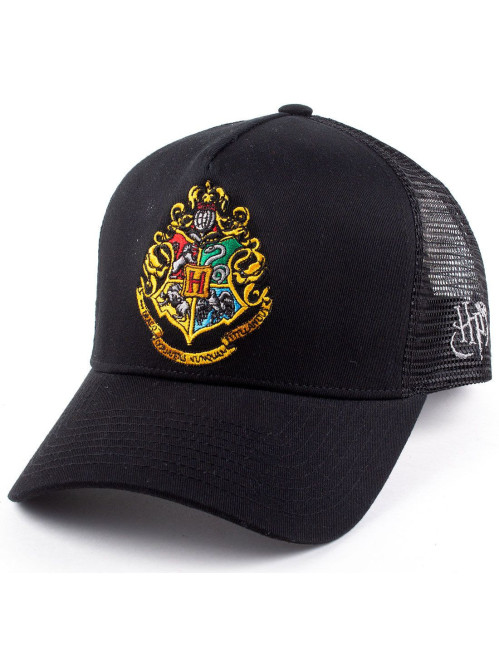 Casquette Harry Potter noire Trucker Poudlard