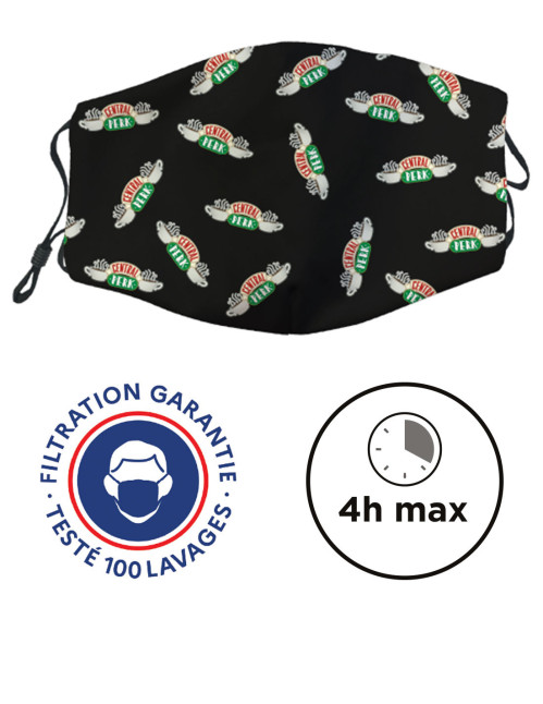 Masque de protection lavable CATÉGORIE 1 - UNS1 FRIENDS - Central Perk