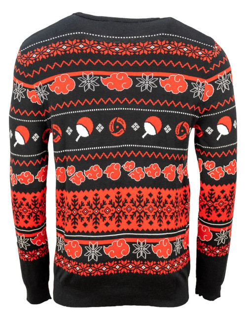 Pull de Noël Naruto Akatsuki Christmas Clouds