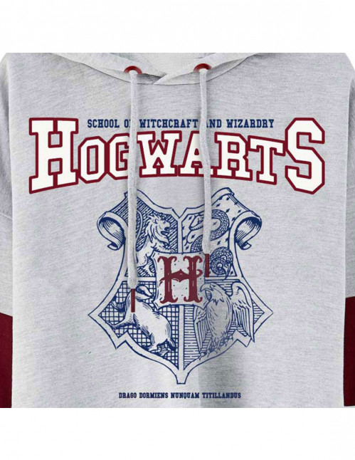 Sweat asymétrique Harry Potter Hogwarts