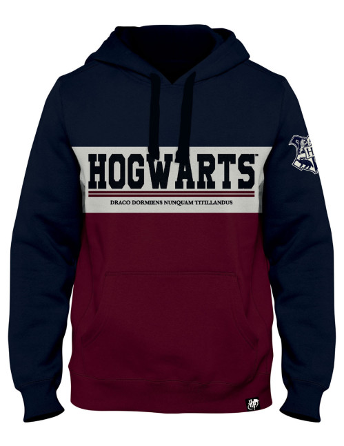 Sweat Enfant Harry Potter Hogwarts bleu blanc bordeaux